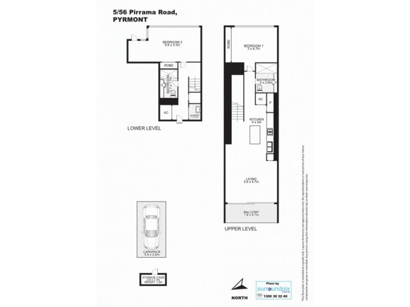 5/56 Pirrama Road, Pyrmont NSW 2009 Floorplan