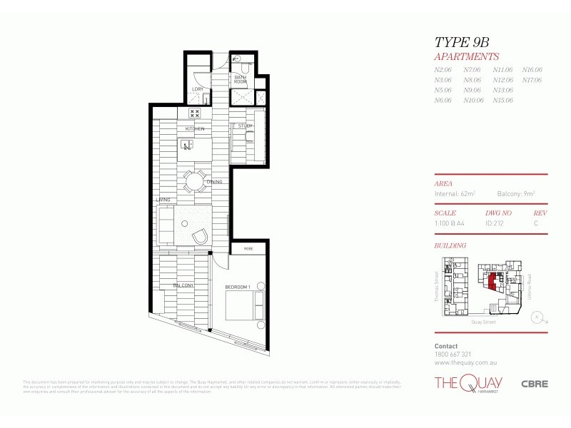 N8.06/33 Ultimo Road, Haymarket NSW 2000 Floorplan