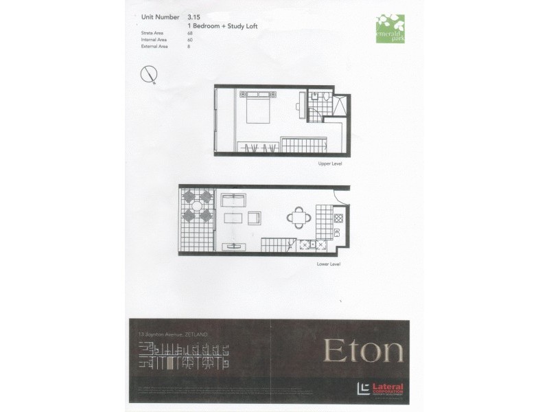 315/17 Joynton Avenue, Zetland NSW 2017 Floorplan