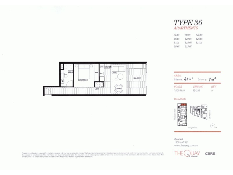 S12.01/178 Thomas Street, Haymarket NSW 2000 Floorplan