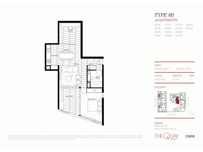 N16.05/33 Ultimo Road, Haymarket NSW 2000 Floorplan