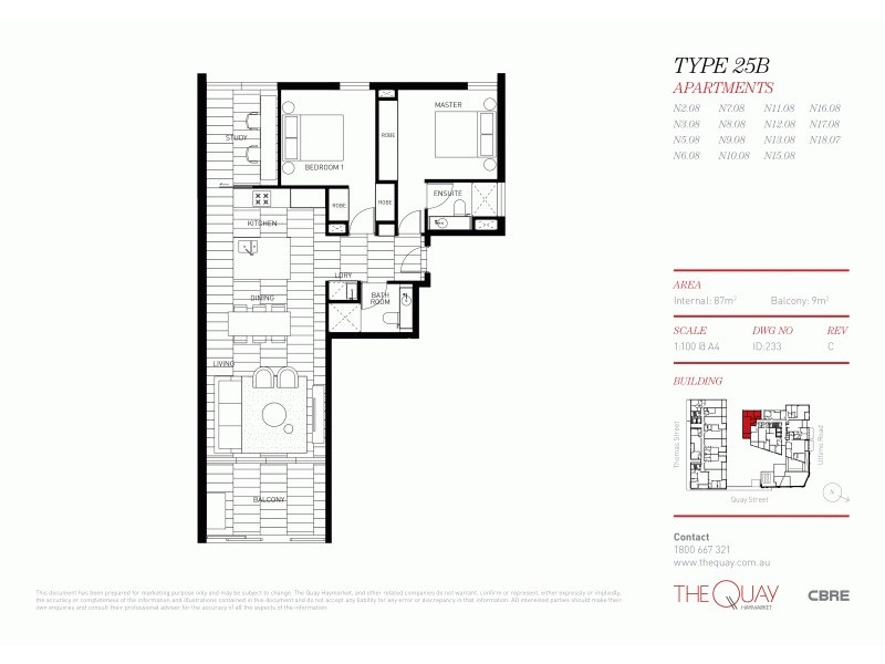 N11.08/33 Ultimo Road, Haymarket NSW 2000 Floorplan