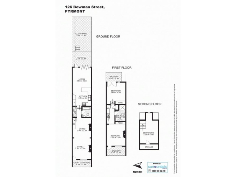 126 Bowman Street, Pyrmont NSW 2009 Floorplan