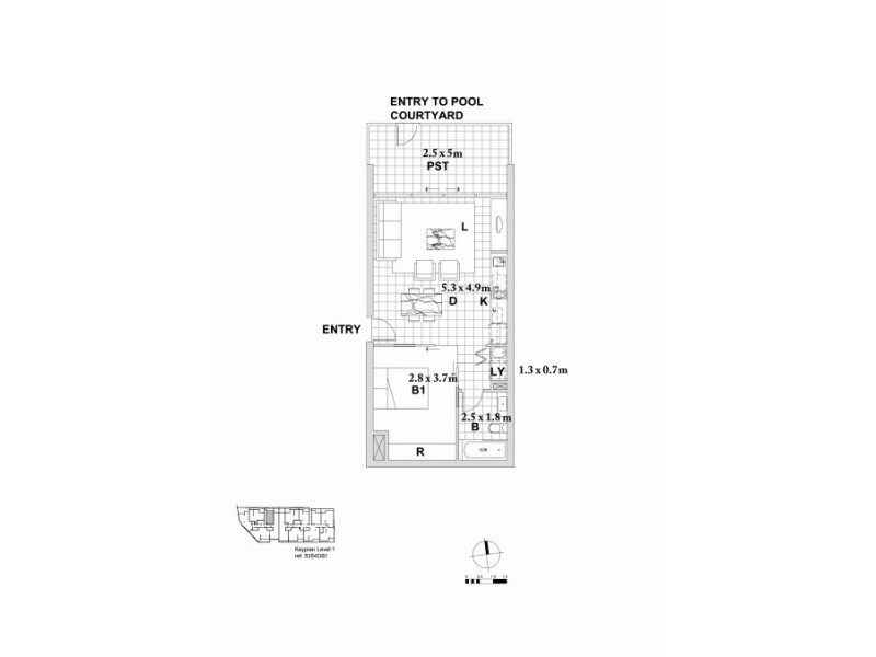 A1.03/1 Jack Brabham Drive, Hurstville NSW 2220 Floorplan