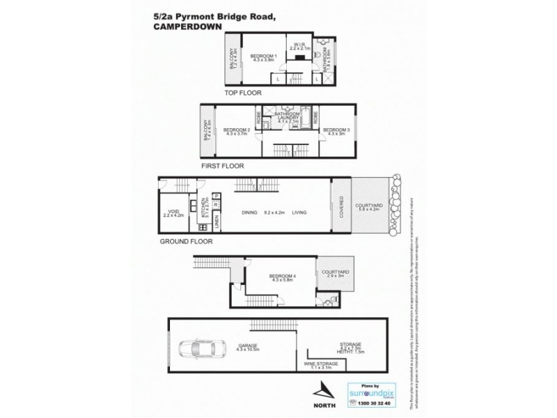 5/2a Pyrmont Bridge Road, Camperdown NSW 2050 Floorplan