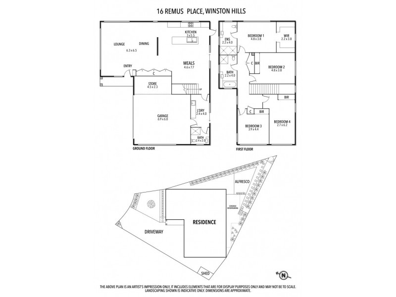 16 Remus Place, Winston Hills NSW 2153 Floorplan