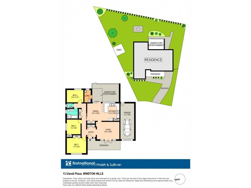 13 Ulandi Place, Winston Hills NSW 2153 Floorplan