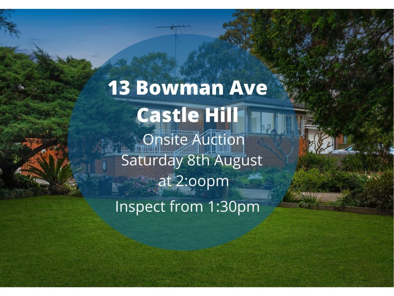 13 Bowman Avenue, Castle Hill NSW 2154