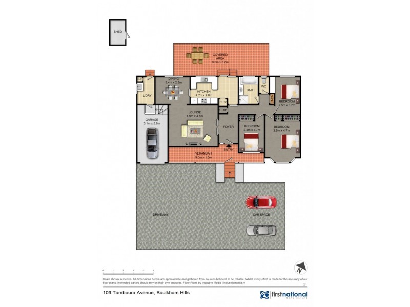 109 Tamboura Avenue, Baulkham Hills NSW 2153 Floorplan