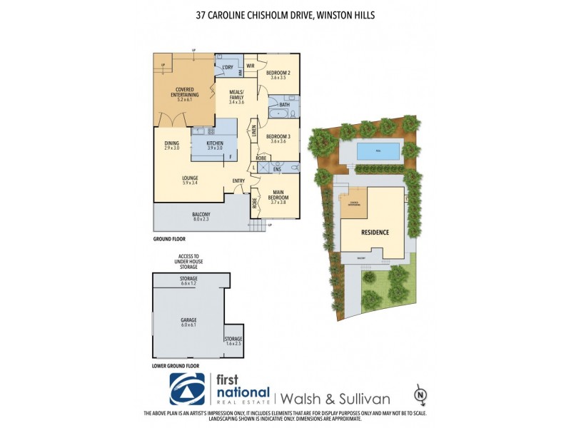 37 Caroline Chisholm Drive, Winston Hills NSW 2153 Floorplan