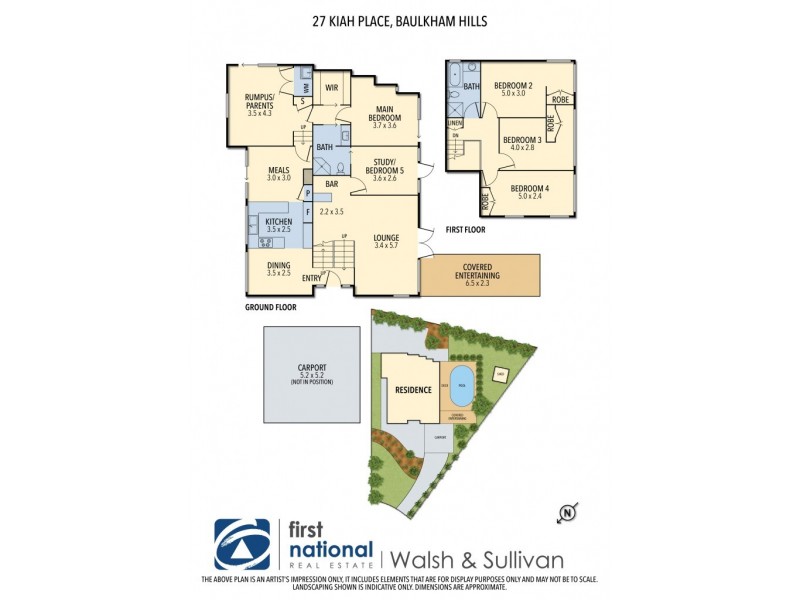 27 Kiah Place, Baulkham Hills NSW 2153 Floorplan