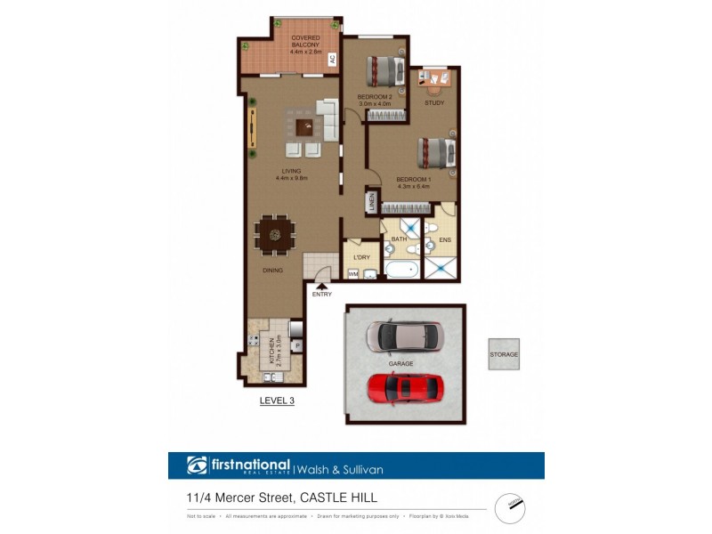 11/4-6 Mercer Street, Castle Hill NSW 2154 Floorplan