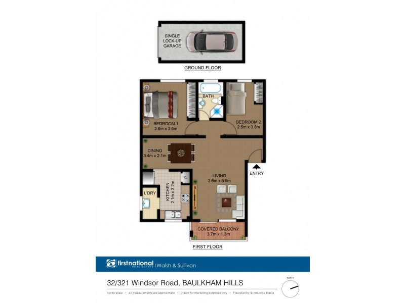 32/321 Windsor Road, Baulkham Hills NSW 2153 Floorplan