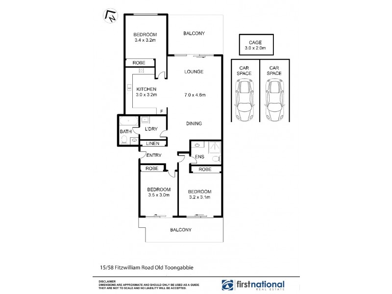 15/58-62 Fitzwilliam Road, Toongabbie NSW 2146 Floorplan