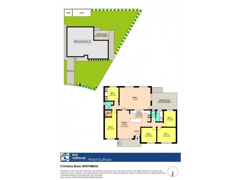 9 Christine Street, Northmead NSW 2152 Floorplan