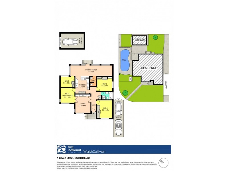 1 Bevan Street, Northmead NSW 2152 Floorplan