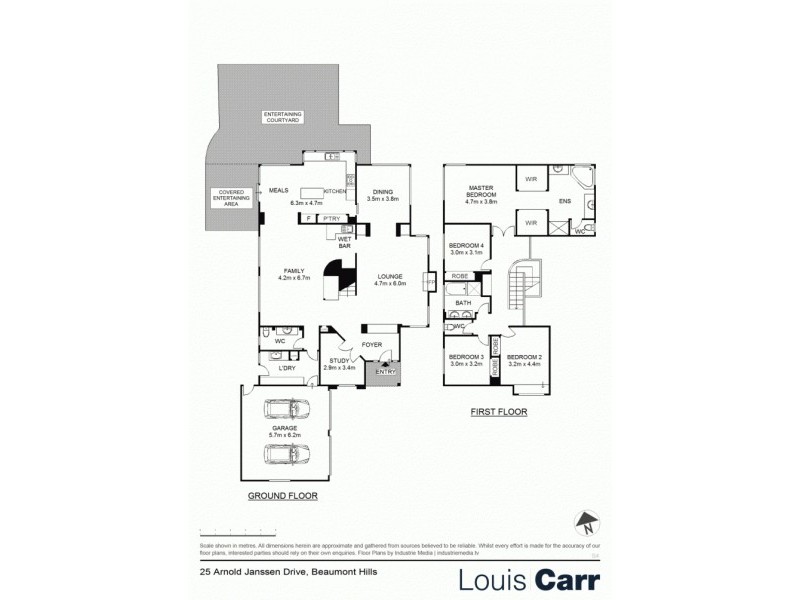 25 Arnold Janssen Drive, Beaumont Hills NSW 2155 Floorplan