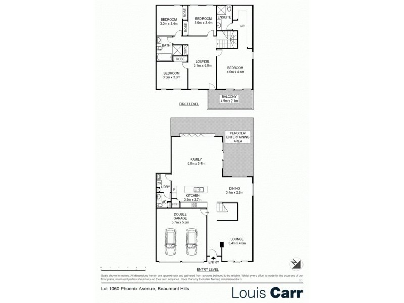 Lot 1060 Phoenix Avenue, Beaumont Hills NSW 2155 Floorplan