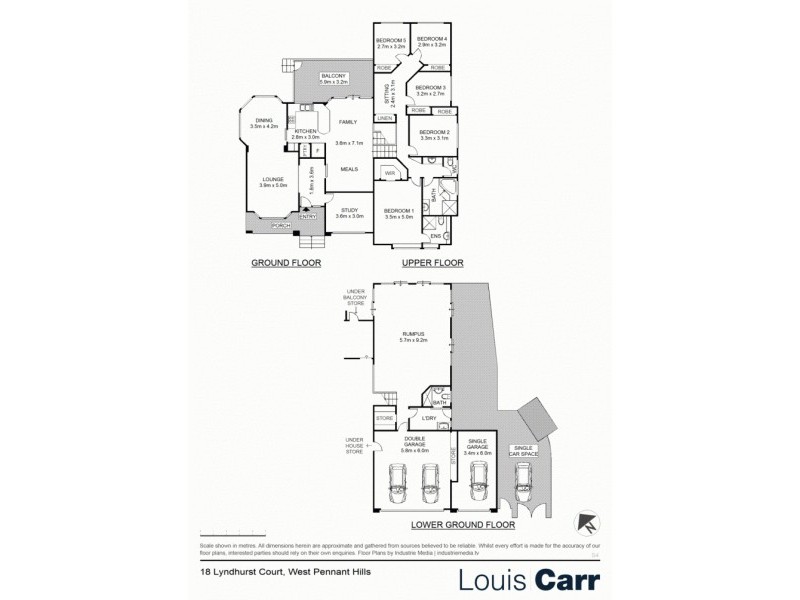 18 Lyndhurst Court, West Pennant Hills NSW 2125 Floorplan