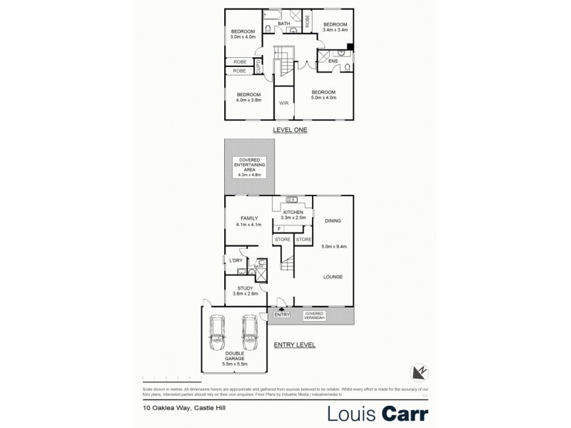 10 Oaklea Way, Castle Hill NSW 2154 Floorplan