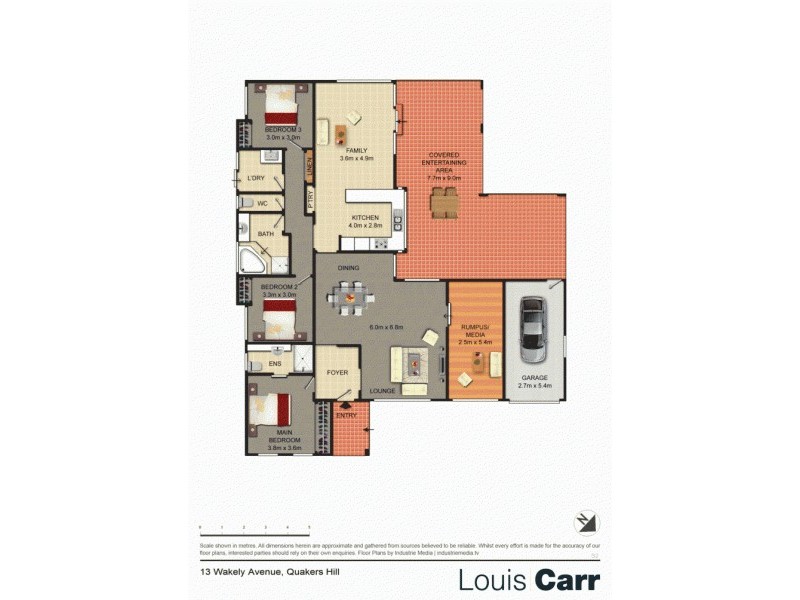 13 Wakely Avenue, Quakers Hill NSW 2763 Floorplan
