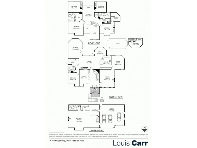 9 Avonleigh Way, West Pennant Hills NSW 2125 Floorplan