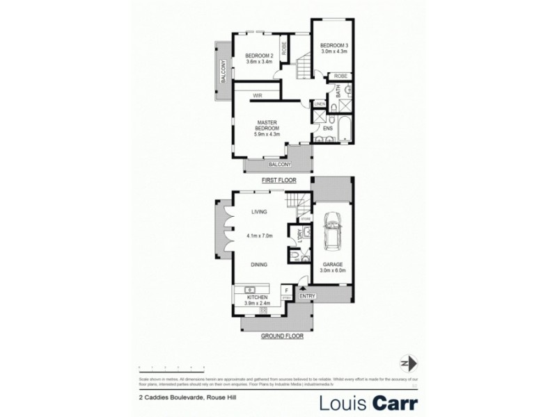2 Caddies Boulevard, Rouse Hill NSW 2155 Floorplan