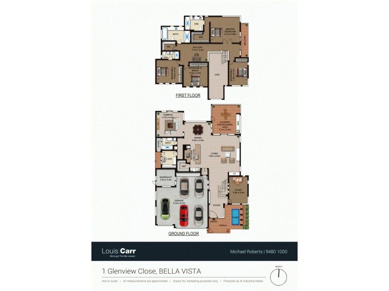1 Glenview Close, Bella Vista NSW 2153 Floorplan