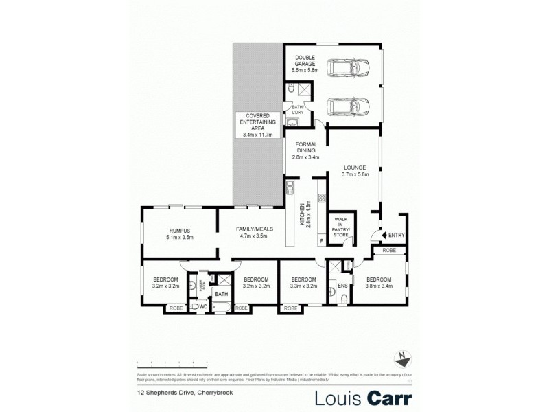 12 Shepherds Drive, Cherrybrook NSW 2126 Floorplan