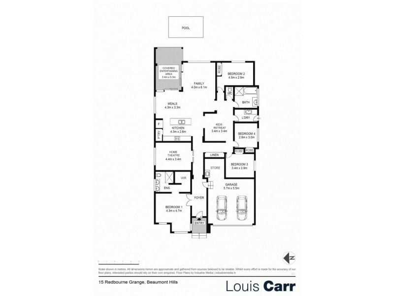 15 Redbourne Grange, Beaumont Hills NSW 2155 Floorplan