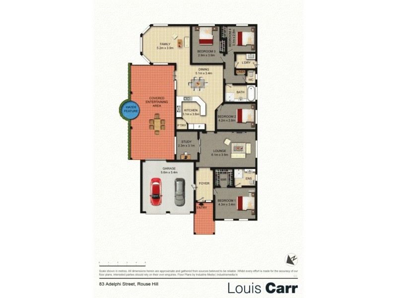 83 Adelphi Street, Rouse Hill NSW 2155 Floorplan