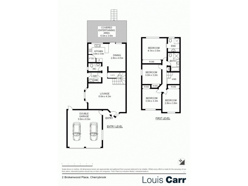2 Brokenwood Place, Cherrybrook NSW 2126 Floorplan