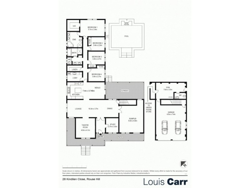 28 Kindilen Close, Rouse Hill NSW 2155 Floorplan