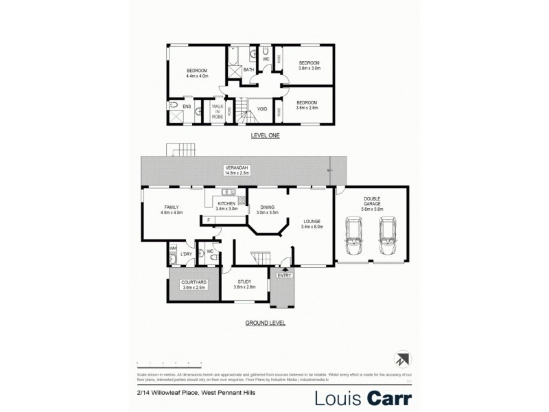 2/14 Willowleaf Pl, West Pennant Hills NSW 2125 Floorplan