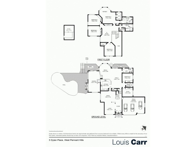 5 Dylan Place, West Pennant Hills NSW 2125 Floorplan