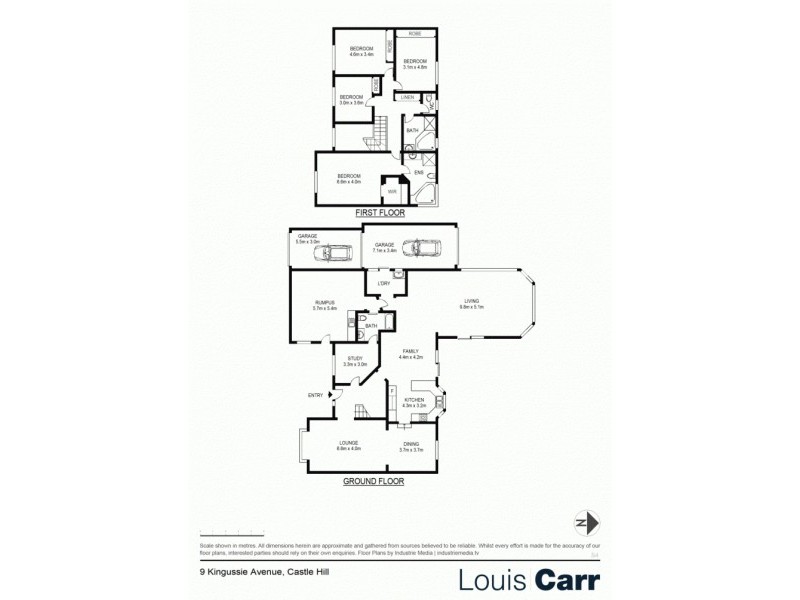 9 Kingussie Avenue, Castle Hill NSW 2154 Floorplan