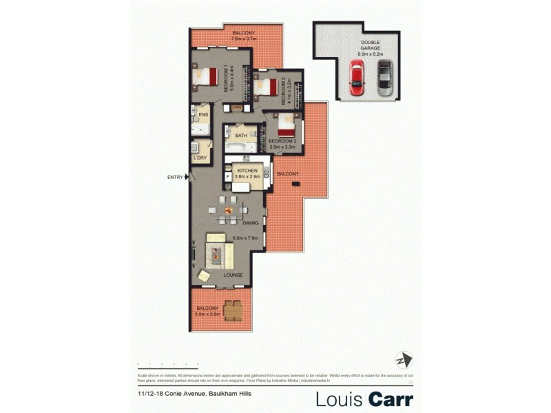 11/12-18 Conie Avenue, Baulkham Hills NSW 2153 Floorplan