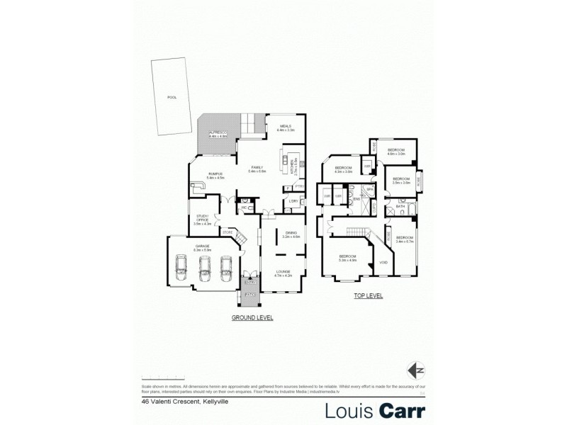 46 Valenti Crescent, Kellyville NSW 2155 Floorplan