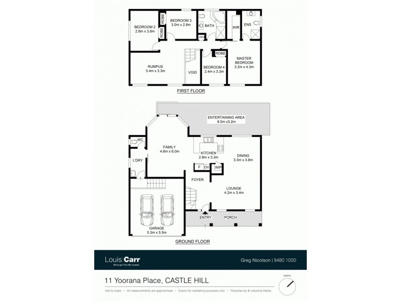 11 Yoorana Place, Castle Hill NSW 2154 Floorplan