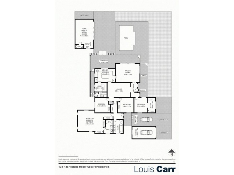 134-136 victoria road, West Pennant Hills NSW 2125 Floorplan