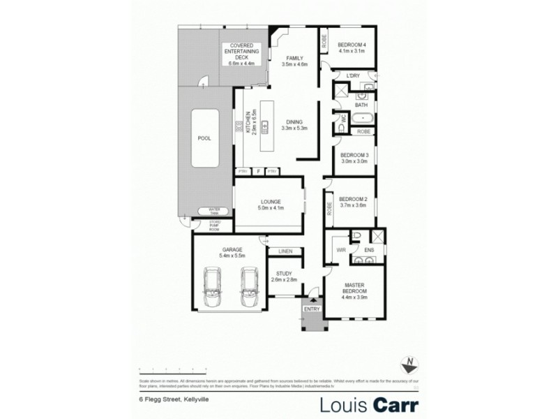 6 Flegg Street, Kellyville NSW 2155 Floorplan