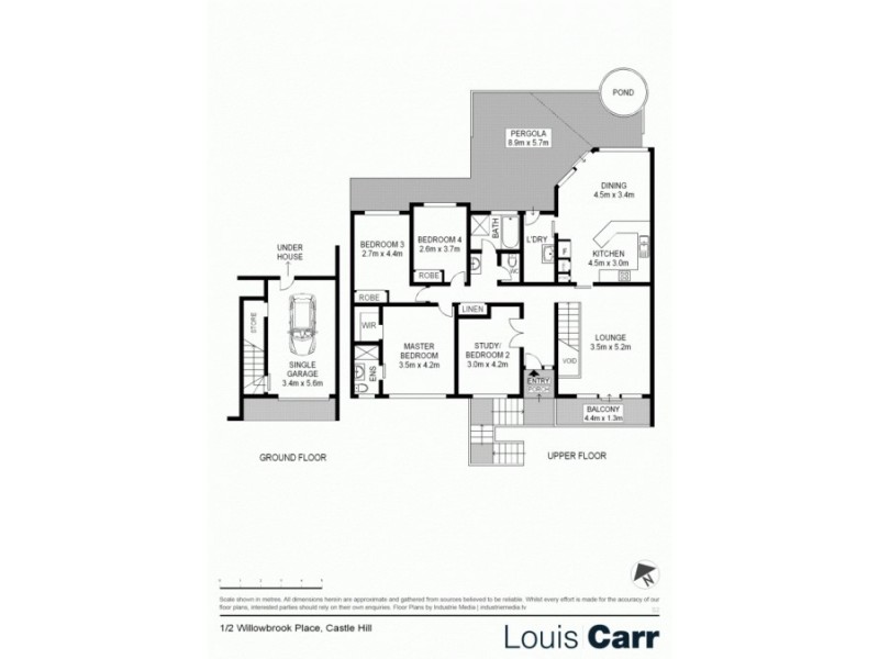 1/2 Willowbrook Place, Castle Hill NSW 2154 Floorplan