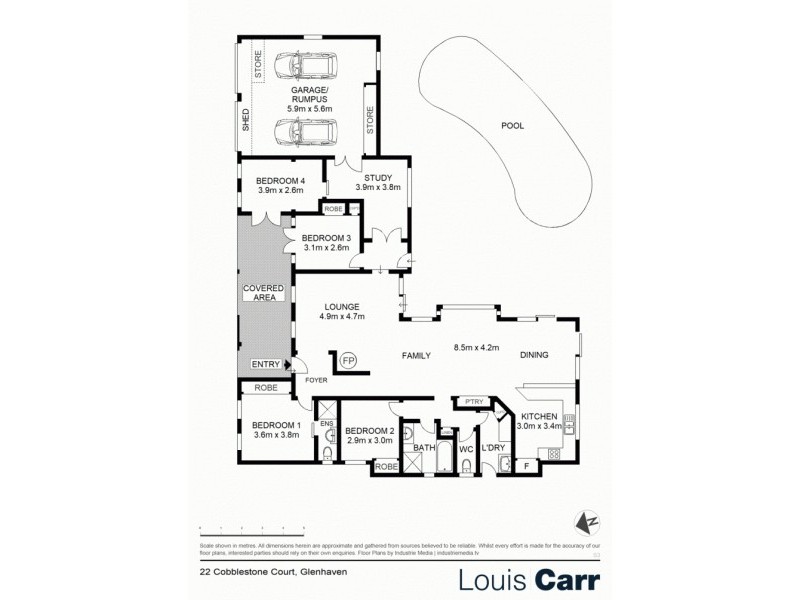 22 Cobblestone Court, Glenhaven NSW 2156 Floorplan
