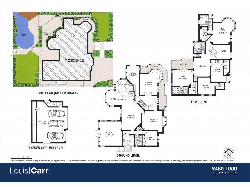 11 Compton Green, West Pennant Hills NSW 2125 Floorplan