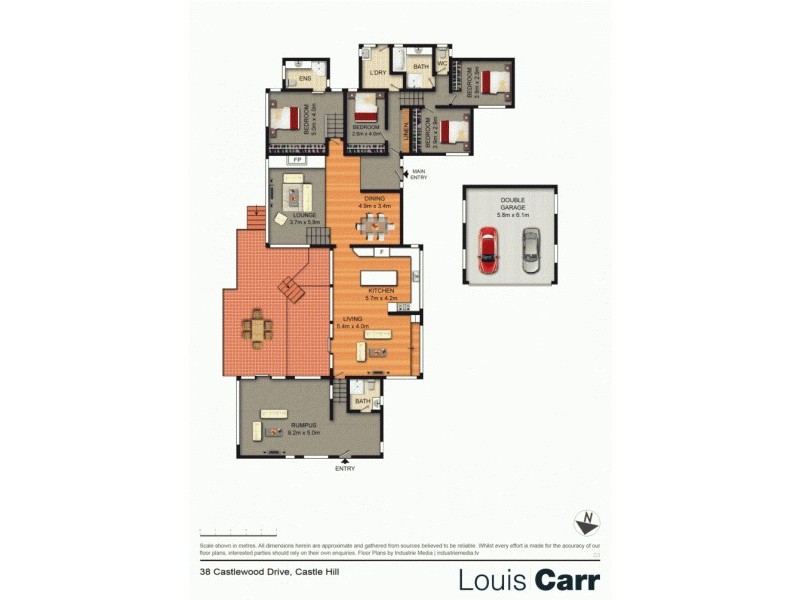 38 Castlewood Drive, Castle Hill NSW 2154 Floorplan