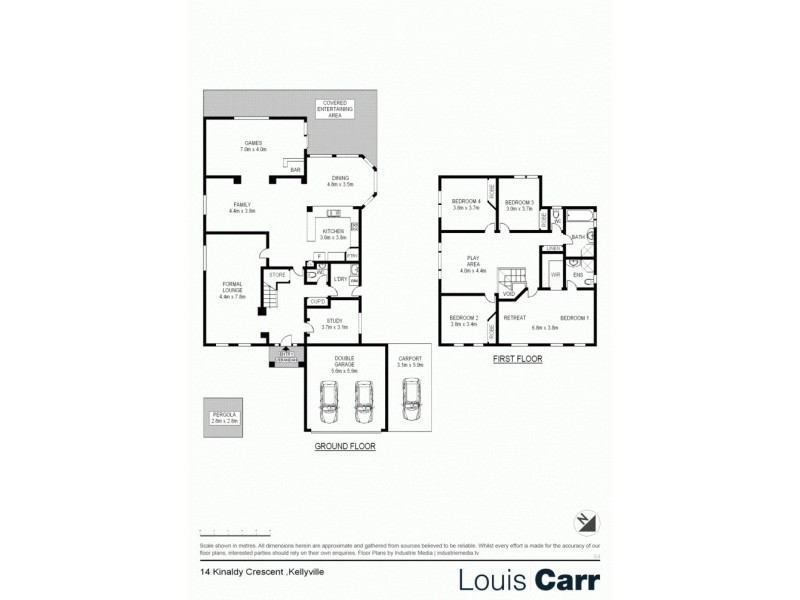 14 Kinaldy Crescent, Kellyville NSW 2155 Floorplan