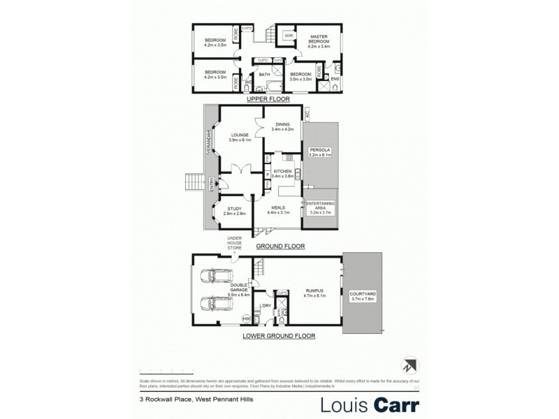 3 Rockwall Place, West Pennant Hills NSW 2125 Floorplan