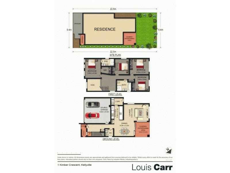 1 Kimber Crescent, Kellyville NSW 2155 Floorplan