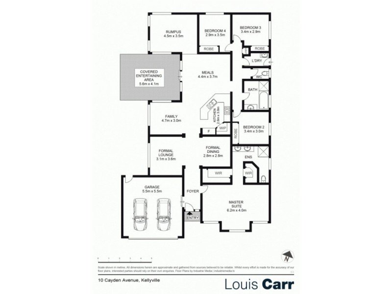 10 Cayden Avenue, Kellyville NSW 2155 Floorplan