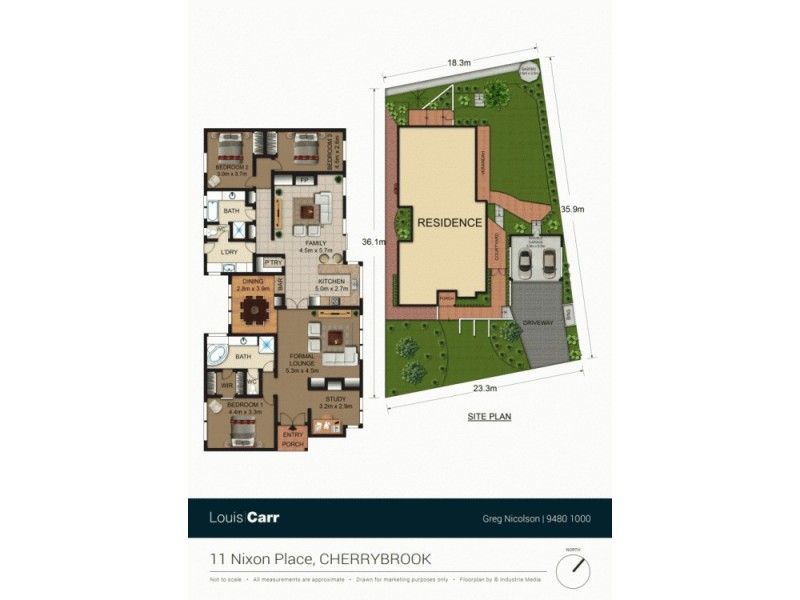 11 Nixon Place, Cherrybrook NSW 2126 Floorplan